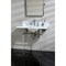 Fauceture 36X22 Marble Vanity Top W/ Acrylic Feet Combo, Marble/Chrome KVPB36MA1 - alternate 3